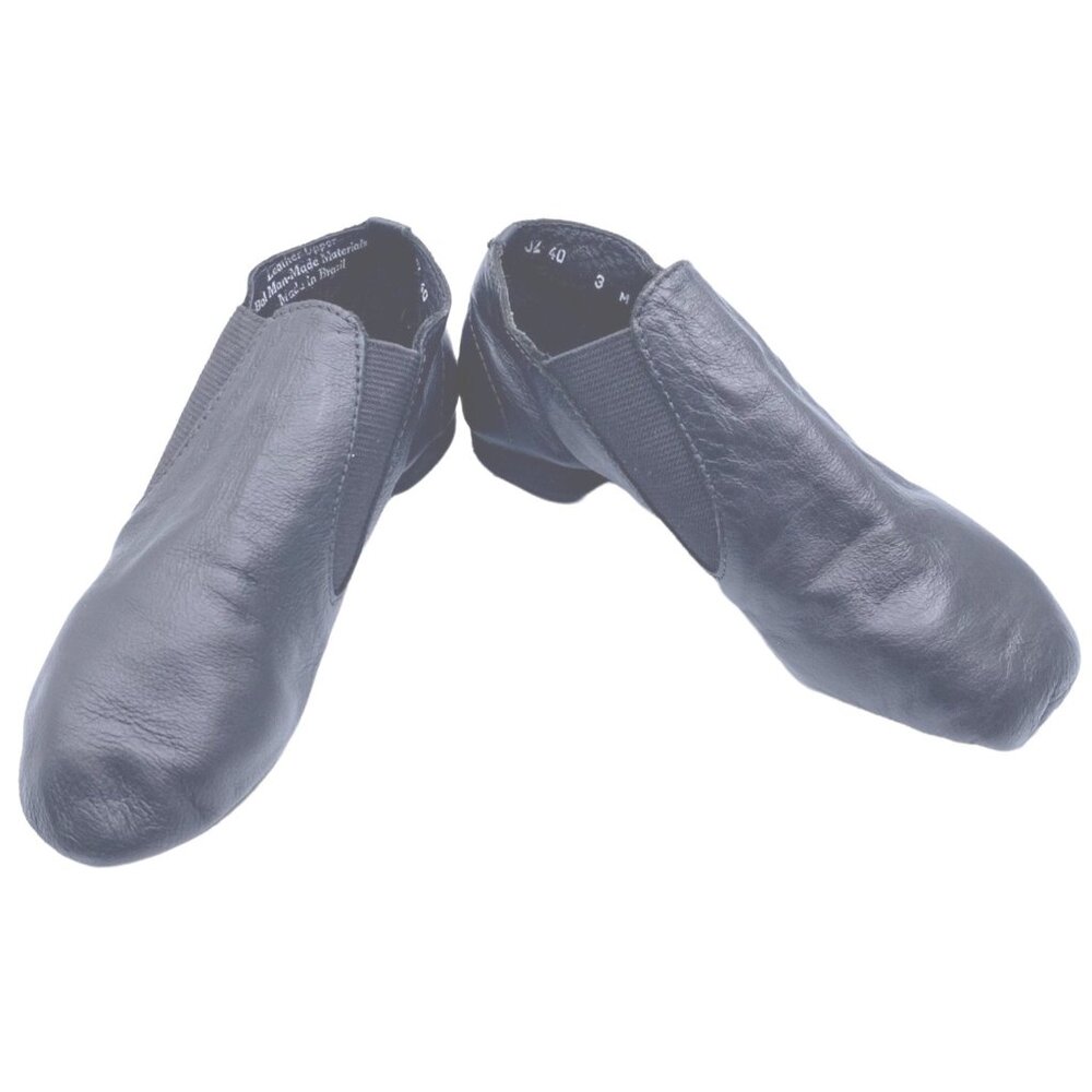 Dance Class Jaden Girls Split Sole Gore Jazz Dance Booties 13.5 Shoes Black Leat